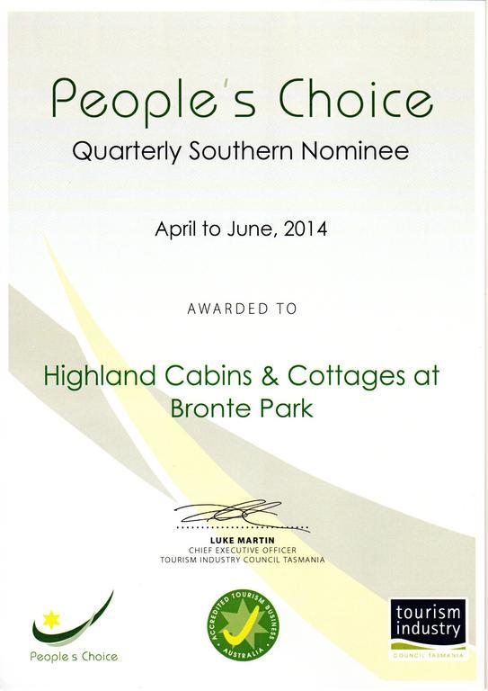 Highland Cabins And Cottages At Bronte Park エクステリア 写真